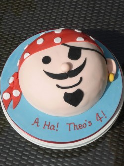 4th birthday pirate cake
