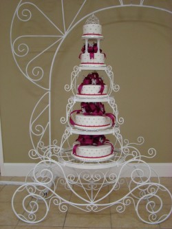 5 tier quinceanera cake