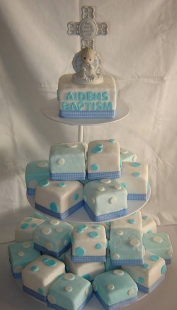 Baptism cake for Aiden