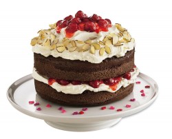 Almond Black forest cake