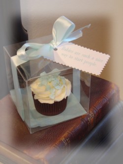 Baby shower cupcake