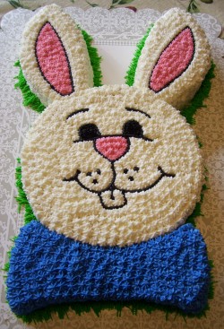 Bunny cake for Easter