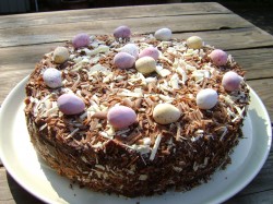 Chocolate Easter cake