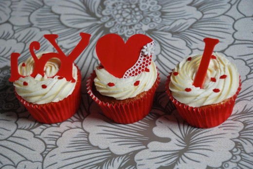 Cupcakes for Valentine’s day