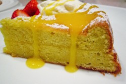 Delicious lemon cake