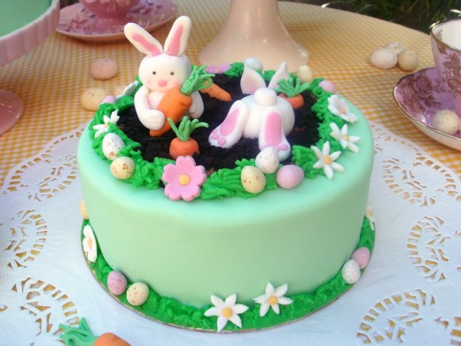 Easter bunny cake