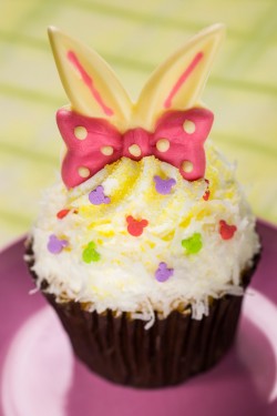 Easter cupcake with bunny’s ears