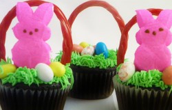 Easter cupcakes – basket
