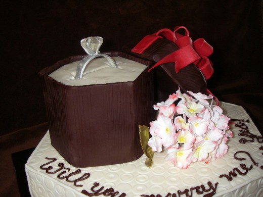 Engagement cake