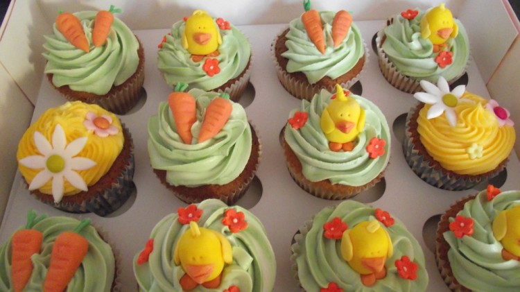 Nice Easter cupcakes