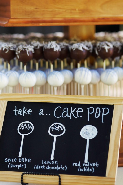 Wedding cakepops idea