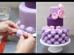 Easy way to decorate cake