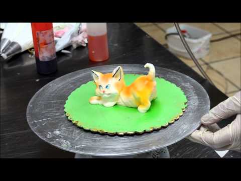 Decorating Cat from Cream