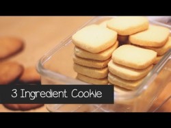 3 Ingredient cookies in 3 minutes