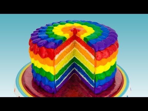 How to make Rainbow cake