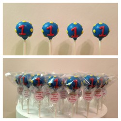 1st birthday cake pops