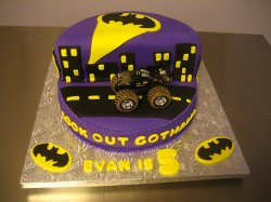 5th birthday Batman cake