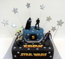 5th birthday star wars cake