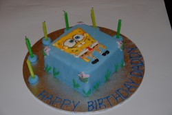 6th birthday cake Spongebob