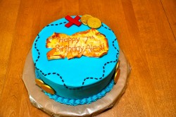 7th birhday pirate cake