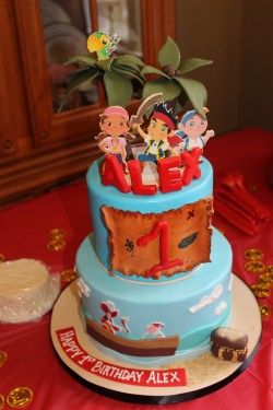 Alex birthday pirate cake