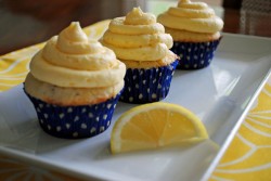 Beautiful lemon cupcakes