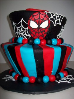 Beautiful Spiderman Cake