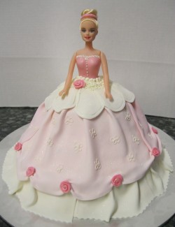 Beautiful birthday Barbie cake