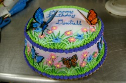 Beautiful butterflies cake