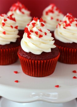 Beautiful red velvet cupcake