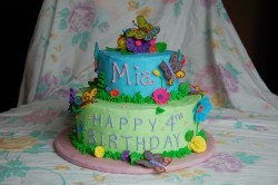 Birthday butterfly cake for Mia