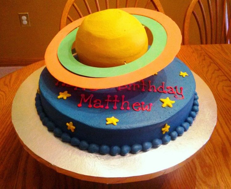 Birthday cake – Saturn