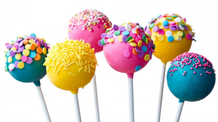 Birthday cake pops