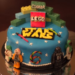 Birthday lego Star wars cake