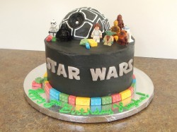 Black Star wars cake