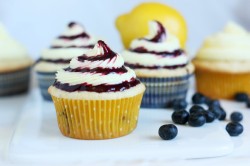 Blueberry lemon cupcakes