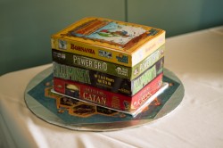 Groom’s cake – books