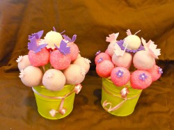 Butterfly cake pops