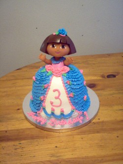 Cake – Dora doll