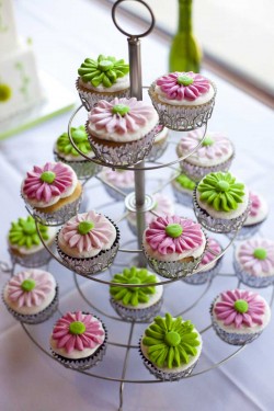 Cute wedding cupcakes