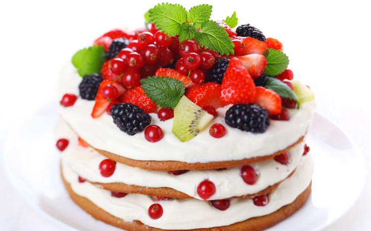 Delicious fruit cake