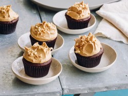 Delicious peanut butter cupcakes