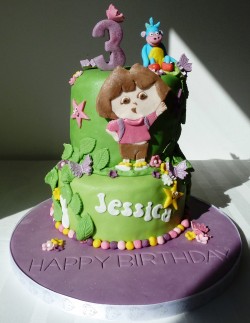 Dora cake for Jessica