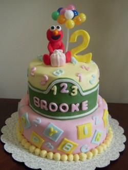 Elmo birthday cake for boys