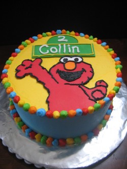 Elmo cake idea