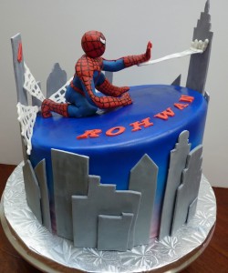 Nice Spiderman cake