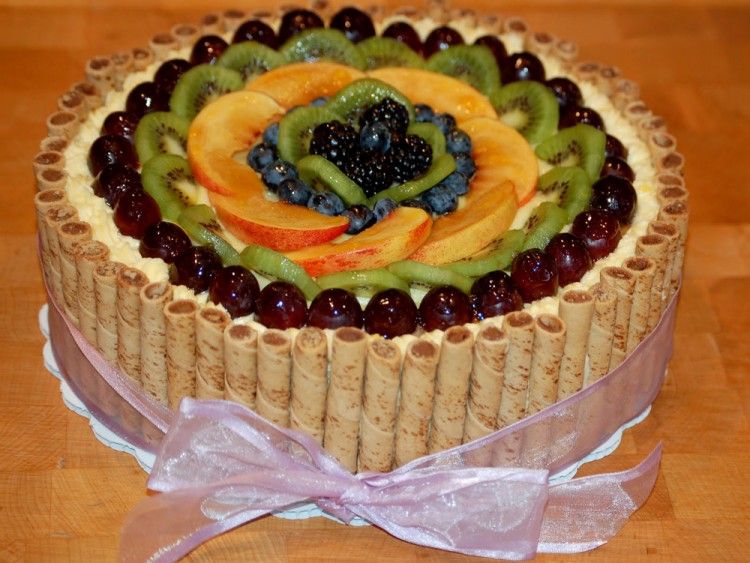 Tasty fruit cake