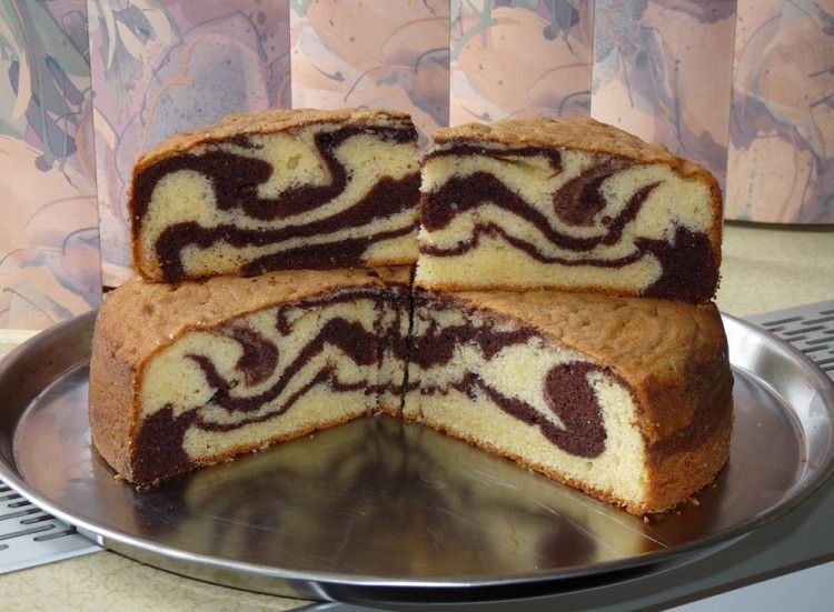 Tasty marble cake