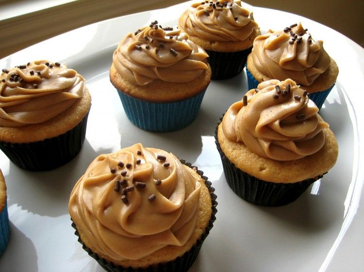 Tasty peanut butter cupcakes