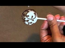 Piping cake pops